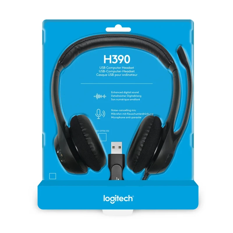 Навушники Logitech Headset H390 USB (981-000406)