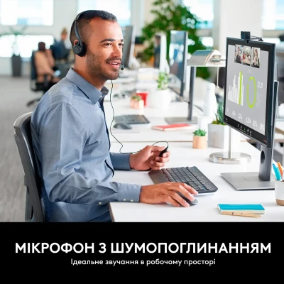 Навушники Logitech PC-960 USB (981-000100) Навушники Logitech PC-960 USB (981-000100)