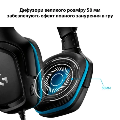 Навушники Logitech G432 (981-000770) Навушники Logitech G432 (981-000770)