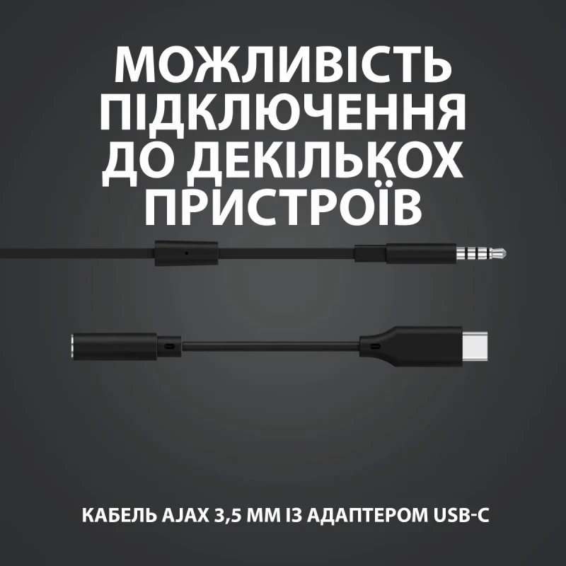 Навушники Logitech G333 Gaming Earphones (981-000924) Black