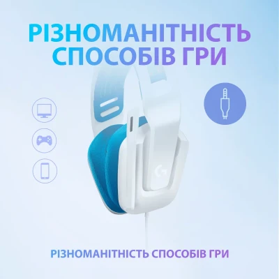 Навушники Logitech G335 Wired Gaming White (981-001018) Навушники Logitech G335 Wired Gaming White (981-001018)