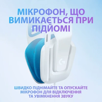Навушники Logitech G335 Wired Gaming White (981-001018) Навушники Logitech G335 Wired Gaming White (981-001018)
