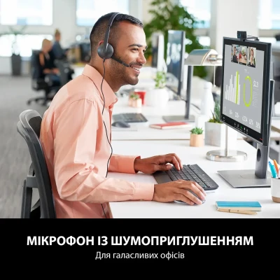 Навушники Logitech H340 USB HEADSET (981-000475) Навушники Logitech H340 USB HEADSET (981-000475)