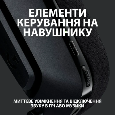 Навушники Logitech G535 Lightspeed Wireless Gaming Headset Black (981-000972) Навушники Logitech G535 Lightspeed Wireless Gaming Headset Black (981-000972)