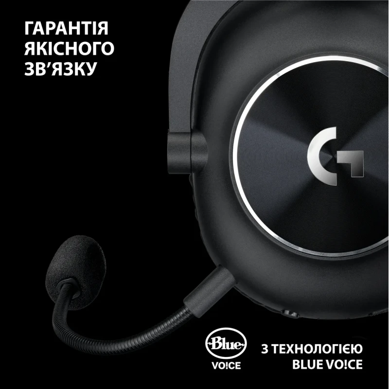 Навушники Logitech G Pro X 2 Lightspeed Wireless Black (981-001263)