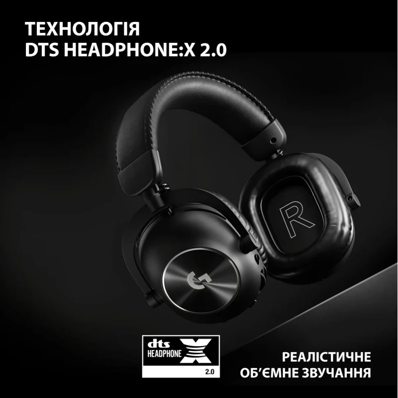 Навушники Logitech G Pro X 2 Lightspeed Wireless Black (981-001263)
