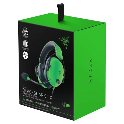 Навушники RAZER Blackshark V2 X Green (RZ04-03240600-R3M1)