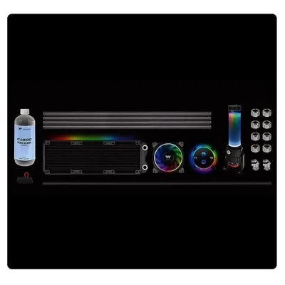 Набір для встановлення СВО Thermaltake Pacific M360 Plus D5 Hard Tube Water Cooling Kit (CL-W218-CU00SW-A)