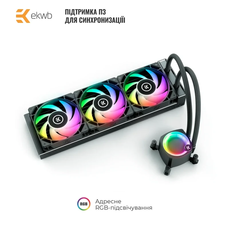 СВО EKWB EK-Nucleus AIO CR360 Lux D-RGB - Black (3831109851685)