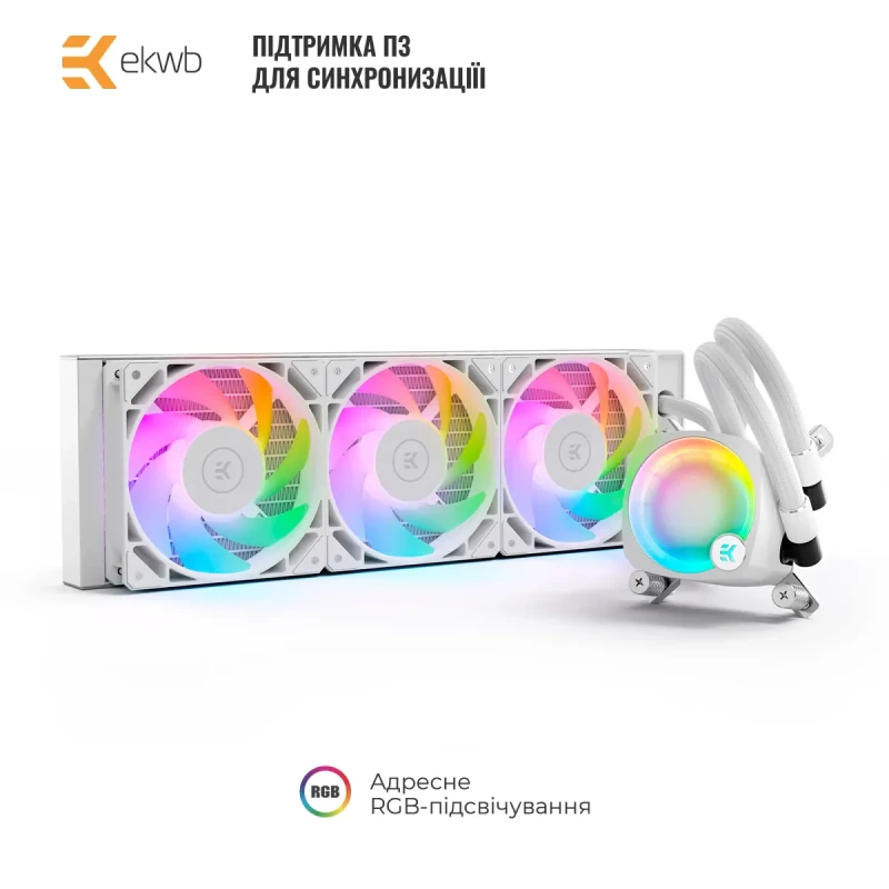 СВО EKWB EK-Nucleus AIO CR360 Lux D-RGB - White (3831109897850)
