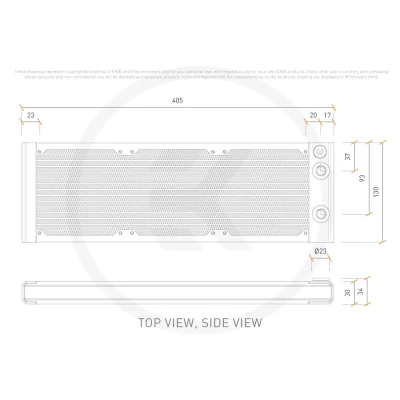 Радіатор EKWB EK-Quantum Surface S360 - Black (3831109838198) Радіатор EKWB EK-Quantum Surface S360 - Black (3831109838198)