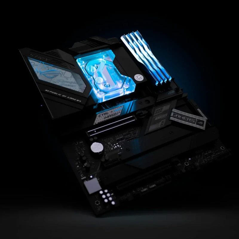 Водоблок EKWB EK-Quantum Velocity² D-RGB - 1700 Nickel + Plexi