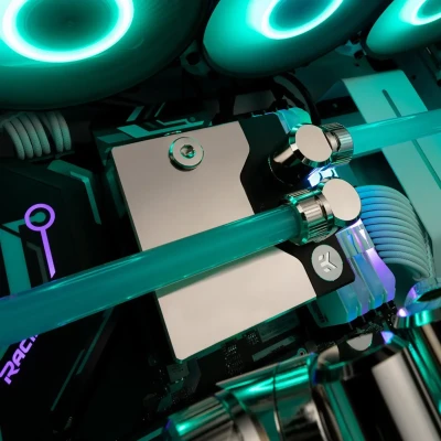 Водоблок EKWB EK-Quantum Velocity² DDC 4.2 PWM D-RGB - 1700 Nickel + Plexi Водоблок EKWB EK-Quantum Velocity² DDC 4.2 PWM D-RGB - 1700 Nickel + Plexi
