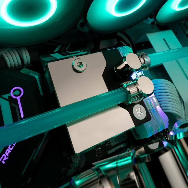 Водоблок EKWB EK-Quantum Velocity² DDC 4.2 PWM D-RGB - 1700 Nickel + Plexi