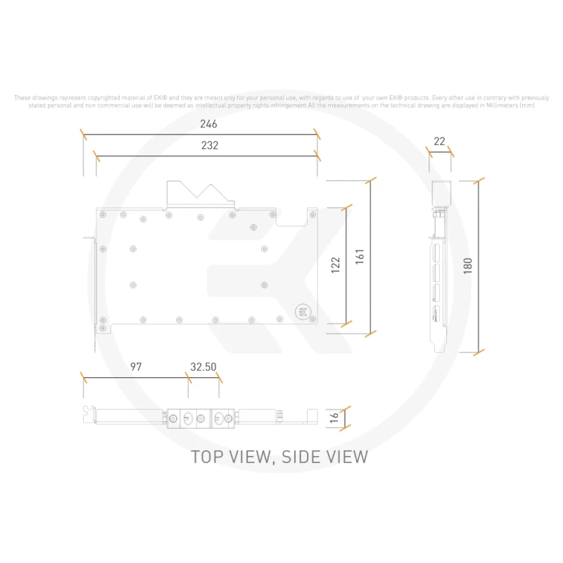 Водоблок EKWB Ek-Pro GPU WB Zotac RTX 4090 Alu BB Kit