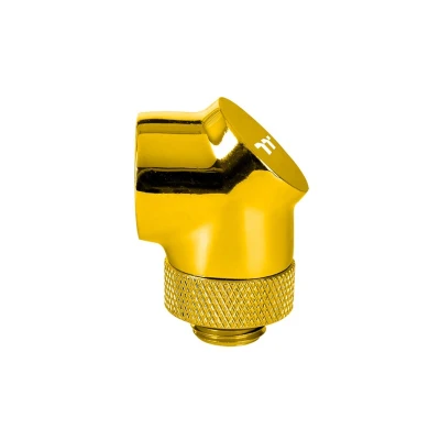 Фітінг Thermaltake Pacific G1/4 90 Degree Adapter - Gold/DIY LCS/Fitting (CL-W268-CU00GD-A)