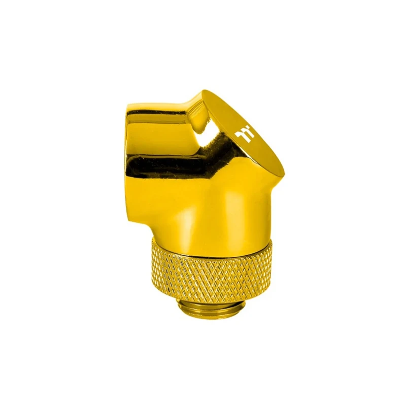 Фітінг Thermaltake Pacific G1/4 90 Degree Adapter - Gold/DIY LCS/Fitting (CL-W268-CU00GD-A)