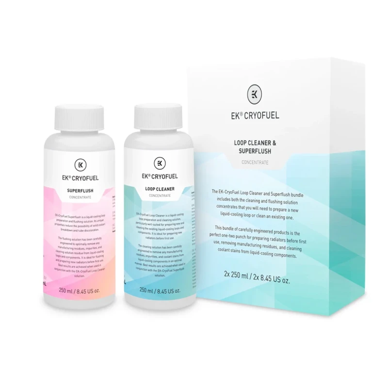 Рідина для очищення контуру EKWB EKWB EK-CryoFuel Loop Cleaner + Superflush (Concentrate 250mL)