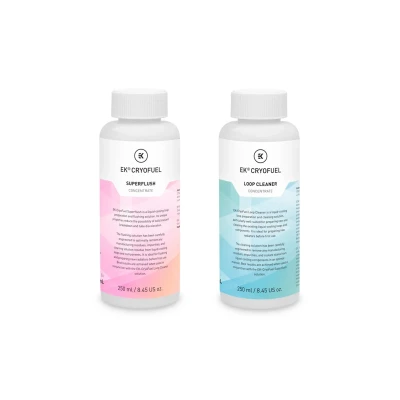 Рідина для очищення контуру EKWB EKWB EK-CryoFuel Loop Cleaner + Superflush (Concentrate 250mL) Рідина для очищення контуру EKWB EKWB EK-CryoFuel Loop Cleaner + Superflush (Concentrate 250mL)