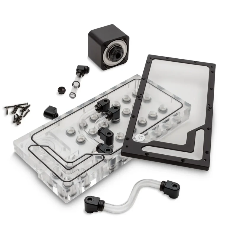Панель-резервуар EKWB EK-QuantumX Loophole Distroplate D5 PWM - Black (3831109908440)