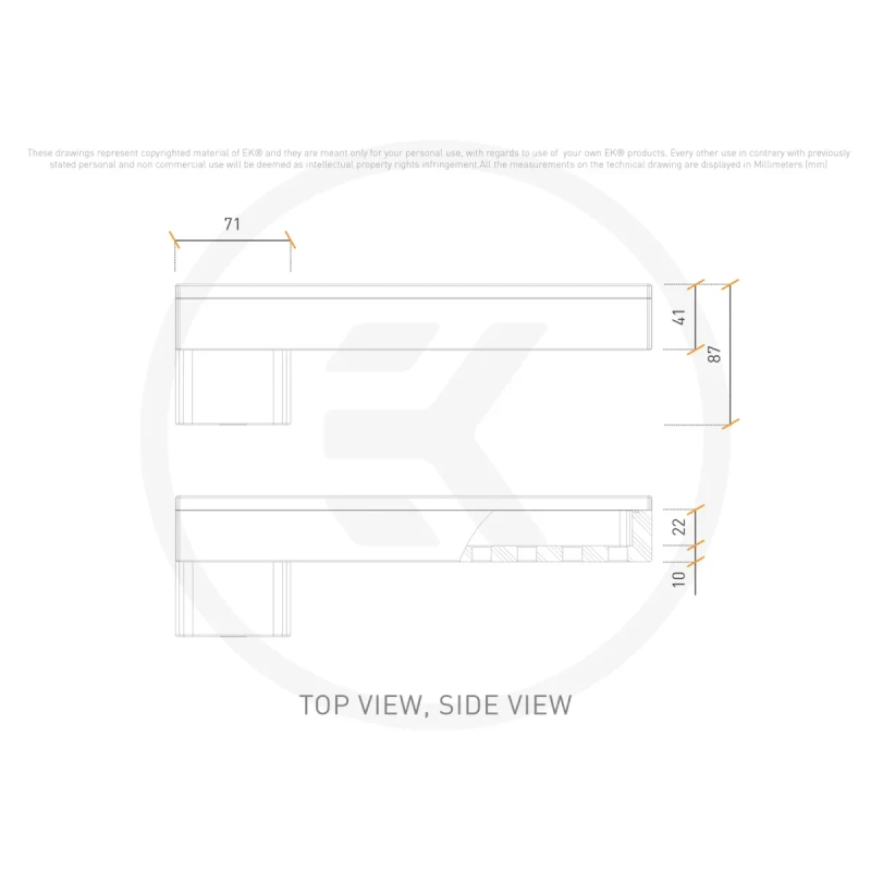 Панель-резервуар EKWB EK-QuantumX Loophole Distroplate D5 PWM - Black (3831109908440)