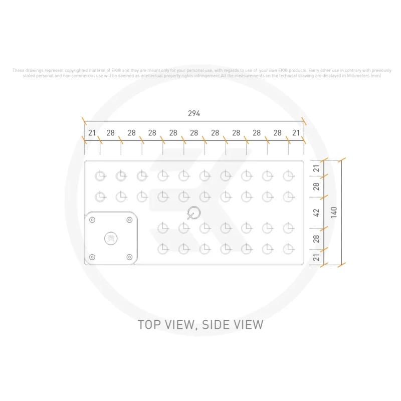 Панель-резервуар EKWB EK-QuantumX Loophole Distroplate D5 PWM - Black (3831109908440)
