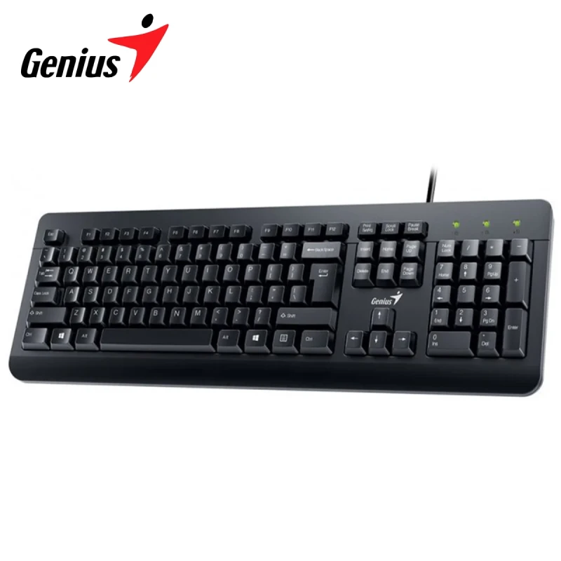 Комплект клавіатура та мишка Genius KM-160 Black Ukr (31330001419)
