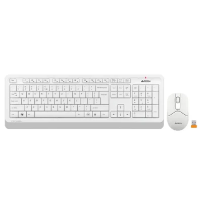 Комплект клавіатура та мишка A4Tech FG1012 Wireless White