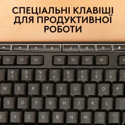 Комплект клавіатура та мишка Logitech MK370 Graphite (920-012077) Комплект клавіатура та мишка Logitech MK370 Graphite (920-012077)