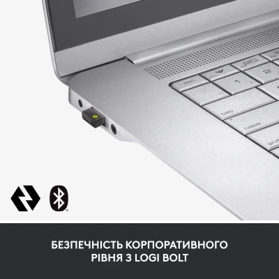 Комплект клавіатура та мишка Logitech MX Keys for Business UA Graphite Gen 2 (920-010933)