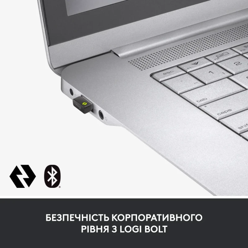 Комплект клавіатура та мишка Logitech MX Keys for Business UA Graphite Gen 2 (920-010933)