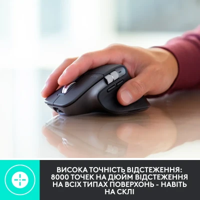 Комплект клавіатура та мишка Logitech MX Keys for Business UA Graphite Gen 2 (920-010933)