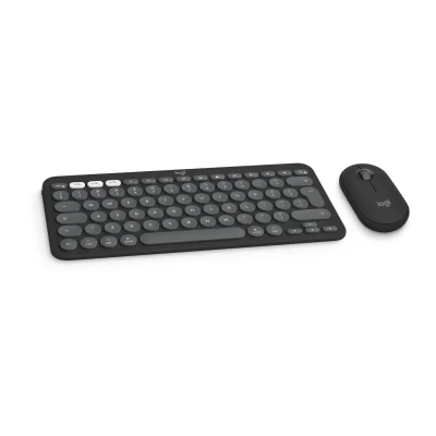 Комплект клавіатура та мишка Logitech Pebble 2 Combo for Mac Tonal Graphite UA (920-012244)