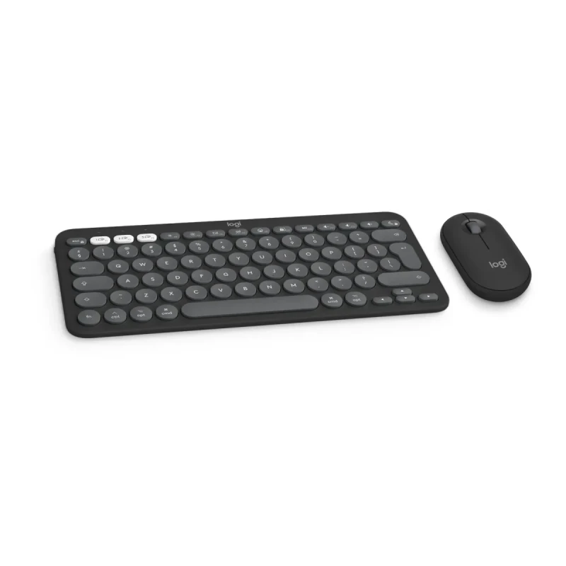 Комплект клавіатура та мишка Logitech Pebble 2 Combo for Mac Tonal Graphite UA (920-012244)