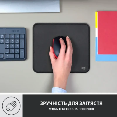 Ігрова поверхня Logitech Mouse Pad Studio Series Graphite (956-000049) Ігрова поверхня Logitech Mouse Pad Studio Series Graphite (956-000049)