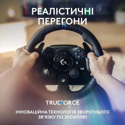 Кермо Logitech G923 Racing Wheel and Pedals for Xbox One and PC Black (941-000158) Кермо Logitech G923 Racing Wheel and Pedals for Xbox One and PC Black (941-000158)