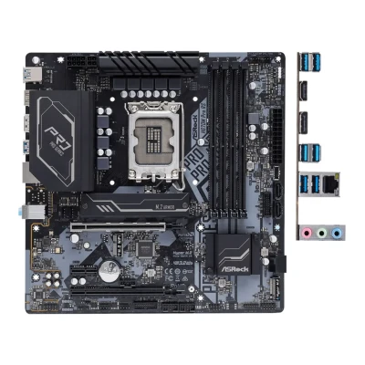 Материнська плата ASRock H670M PRO RS (s1700, Intel H670, DDR4, mATX)