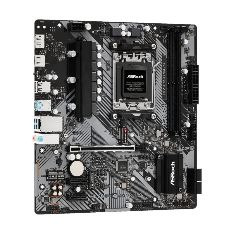 Материнська плата ASRock B650M-H/M.2+ (sAM5, AMD B650, DDR5, mATX)
