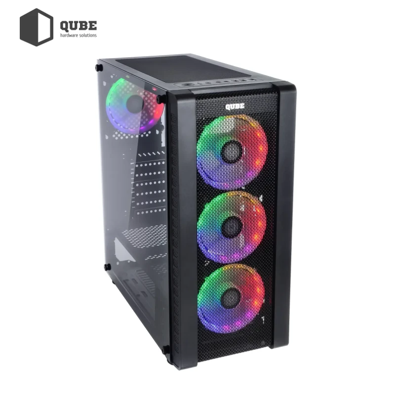 Корпус QUBE STORM Black (STORM_F5NU3/STORM2_F5NU3)