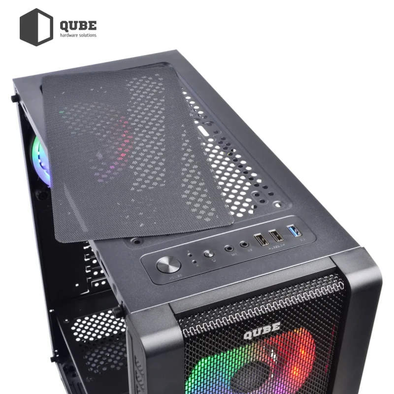 Корпус QUBE STORM Black (STORM_F5NU3/STORM2_F5NU3)