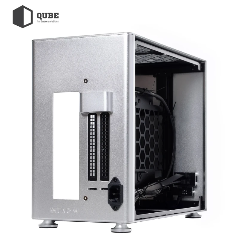 Корпус QUBE A4 Aluminum Silver (QBA4I_WSNU3)