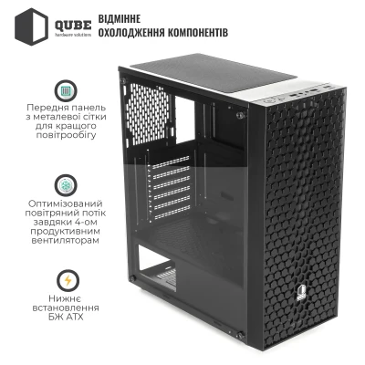 Корпус QUBE CARNIVAL Black (CARNIVAL_FCNU3) Корпус QUBE CARNIVAL Black (CARNIVAL_FCNU3)