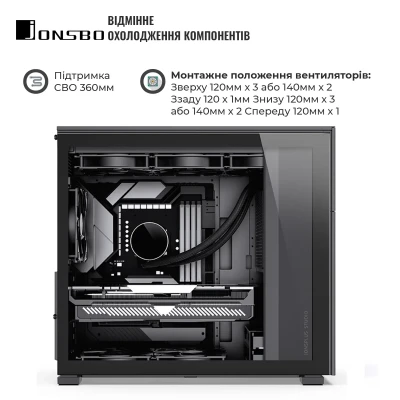 Корпус JONSBO D41 MESH Black Корпус JONSBO D41 MESH Black