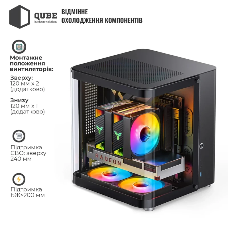 Корпус JONSBO TK-1 Black