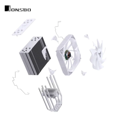 Процесорний кулер JONSBO PISA A4 White (120mm/LGA 1700/1200/115X/AM4/AM5/250W/4Pin PWM) Процесорний кулер JONSBO PISA A4 White (120mm/LGA 1700/1200/115X/AM4/AM5/250W/4Pin PWM)