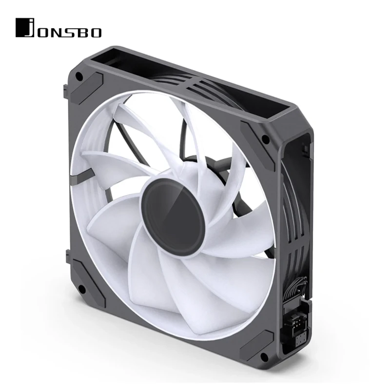 Кулер JONSBO ZG-120BR (3in1 )Reverse  Black (120mm, 500-1500RPM, 36.8dB, 4pin)
