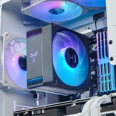 Процесорний кулер JONSBO CR-1000 EVO ARGB Black (120mm/4pin/1500RPM/32Dba/4 тепл. трубки)