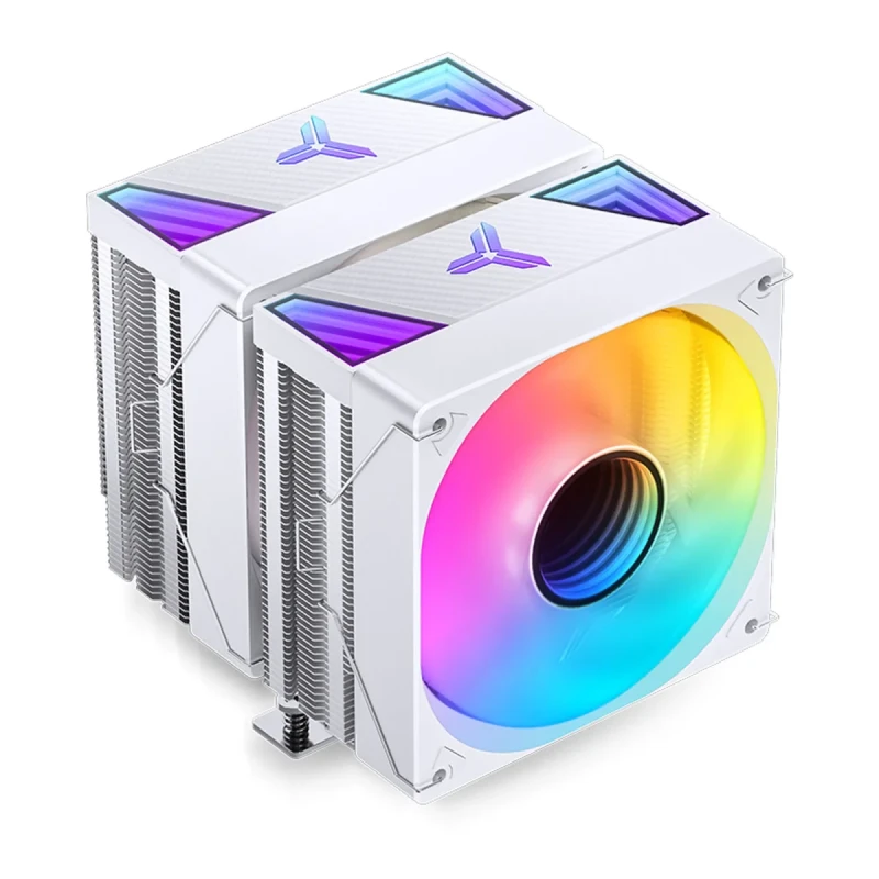 Процесорний кулер JONSBO CR-3000 ARGB White (120mm/4pin/1500RPM/32Dba/7 тепл. трубки)