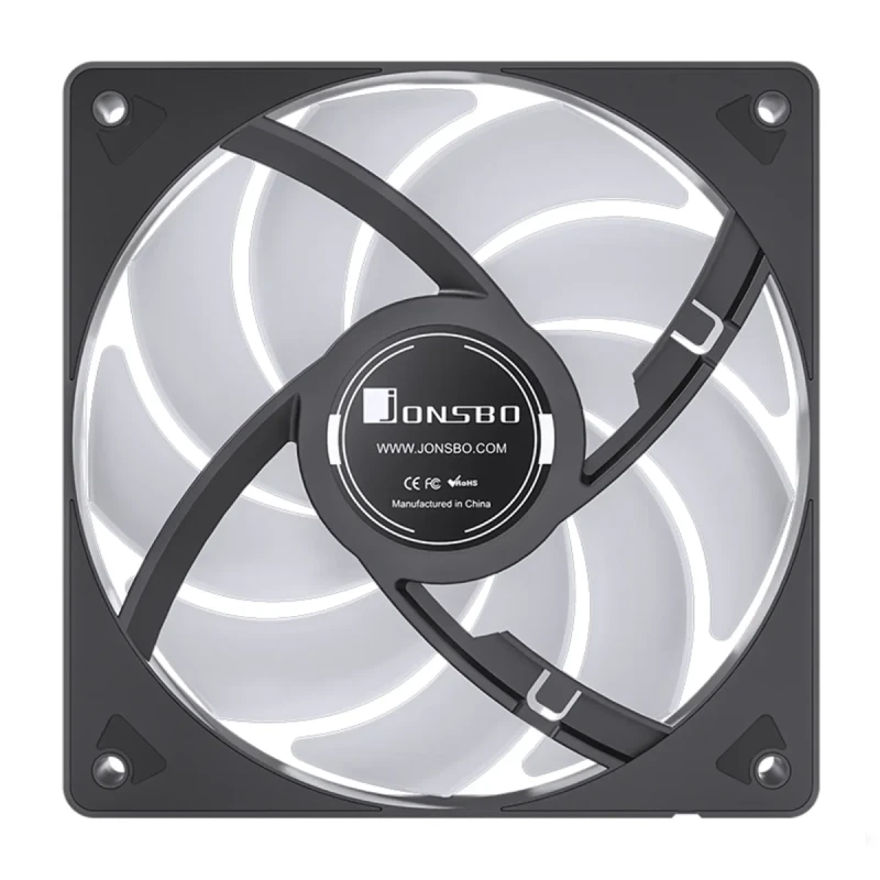 Кулер JONSBO SL-120B ARGB Black (120mm, 600-1500RPM, 32dB, 4pin+LED 3pin)