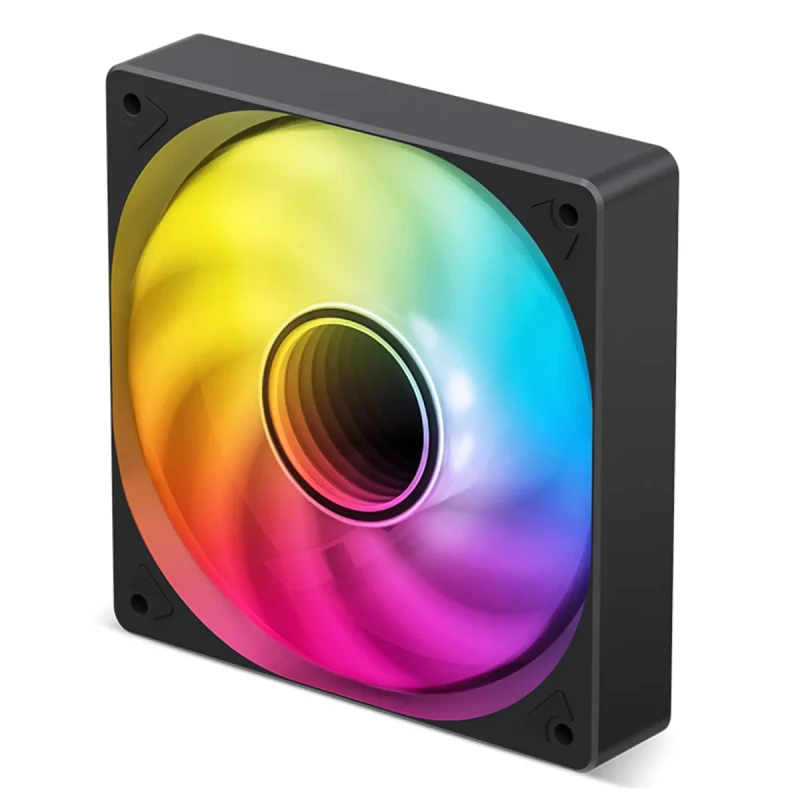 Кулер JONSBO SL-120BR Reverse Black RGB (120mm, 600-1500RPM, 32dB, 4pin+LED 3pin)